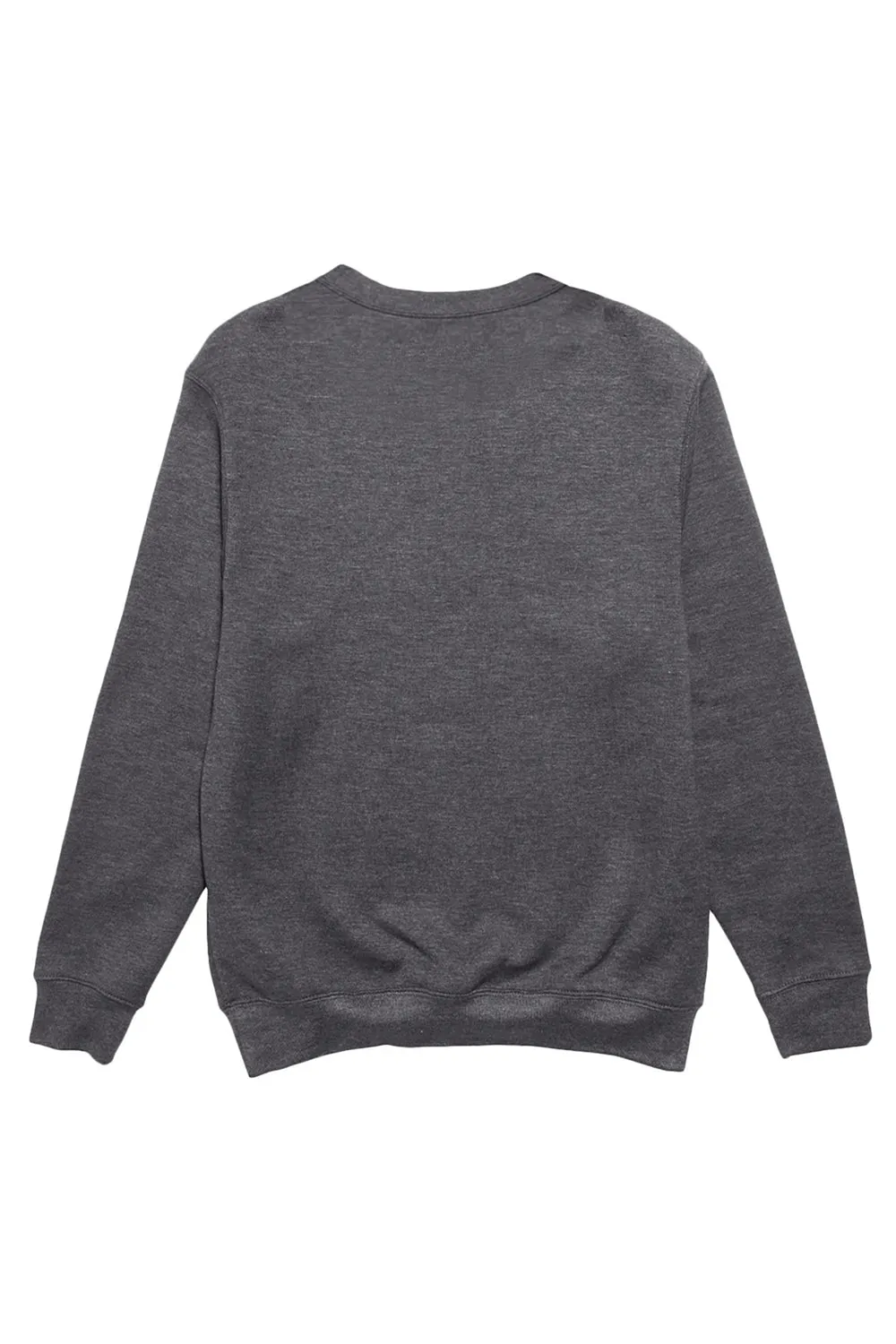 Pull à col rond premium pour hommes Lane Seven - Gris charbon chiné