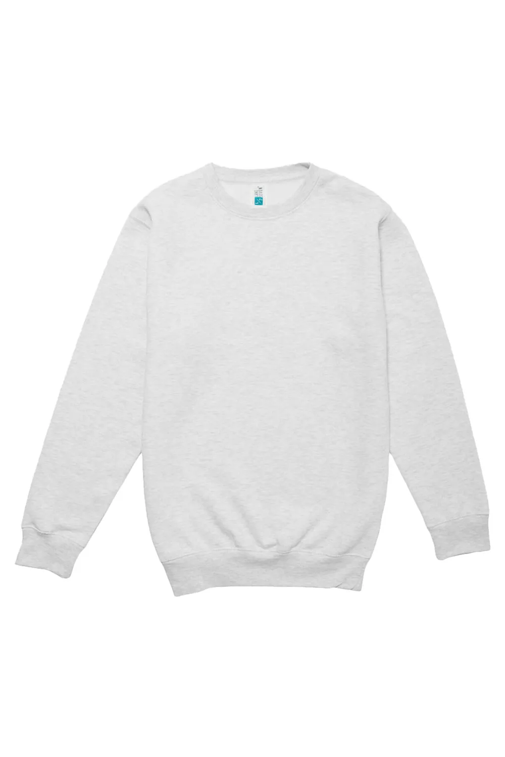 Pull à col rond premium pour hommes Lane Seven - Gris chiné oatmeal