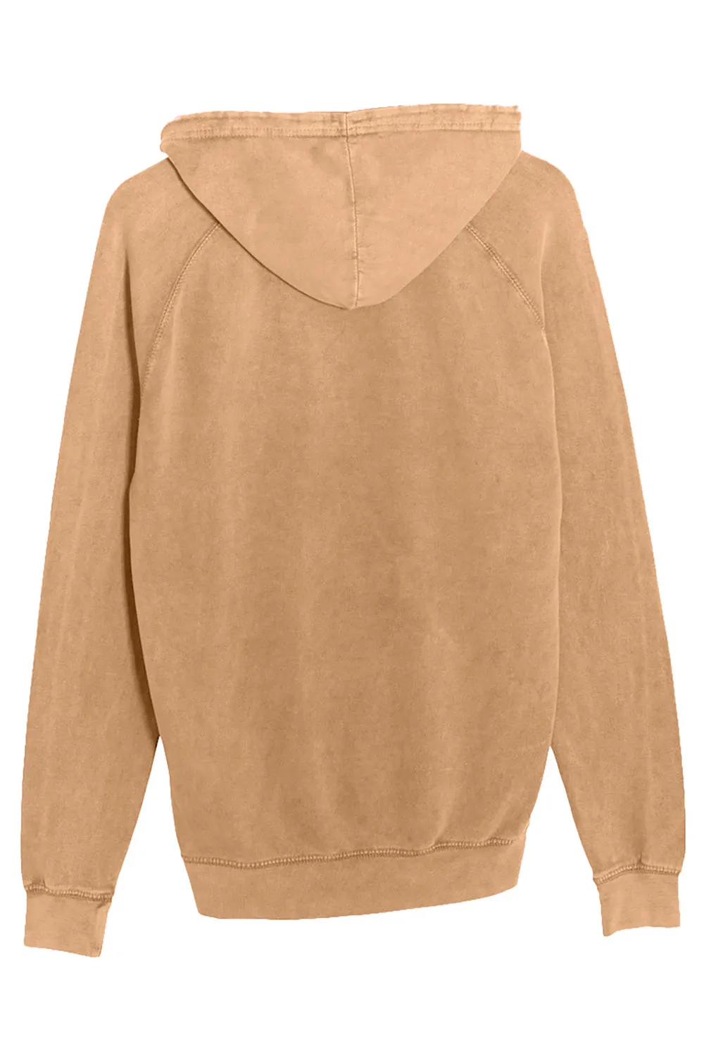 Lane Seven Sweat à capuche vintage pour hommes avec poche kangourou - Camel vintage