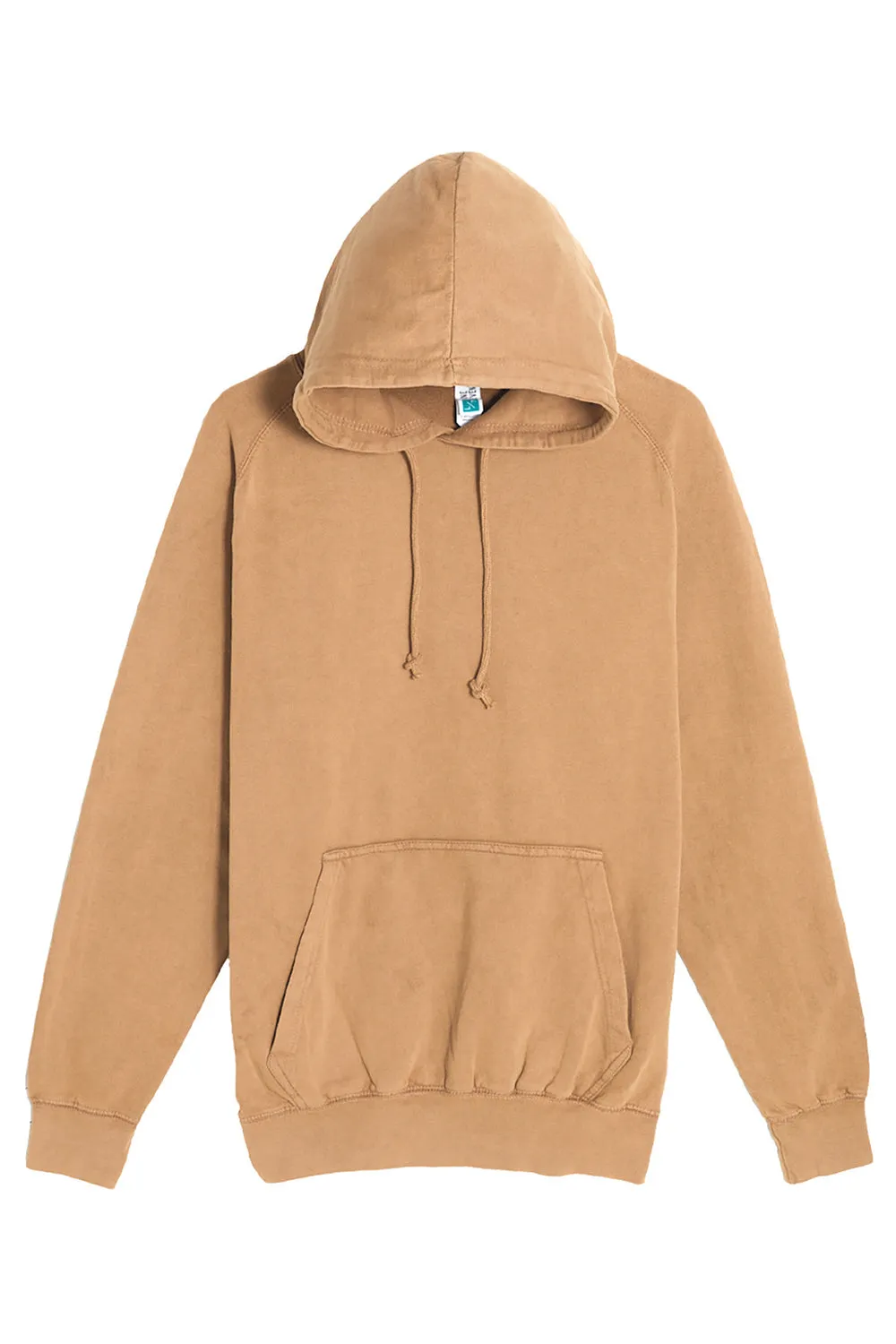 Lane Seven Sweat à capuche vintage pour hommes avec poche kangourou - Camel vintage