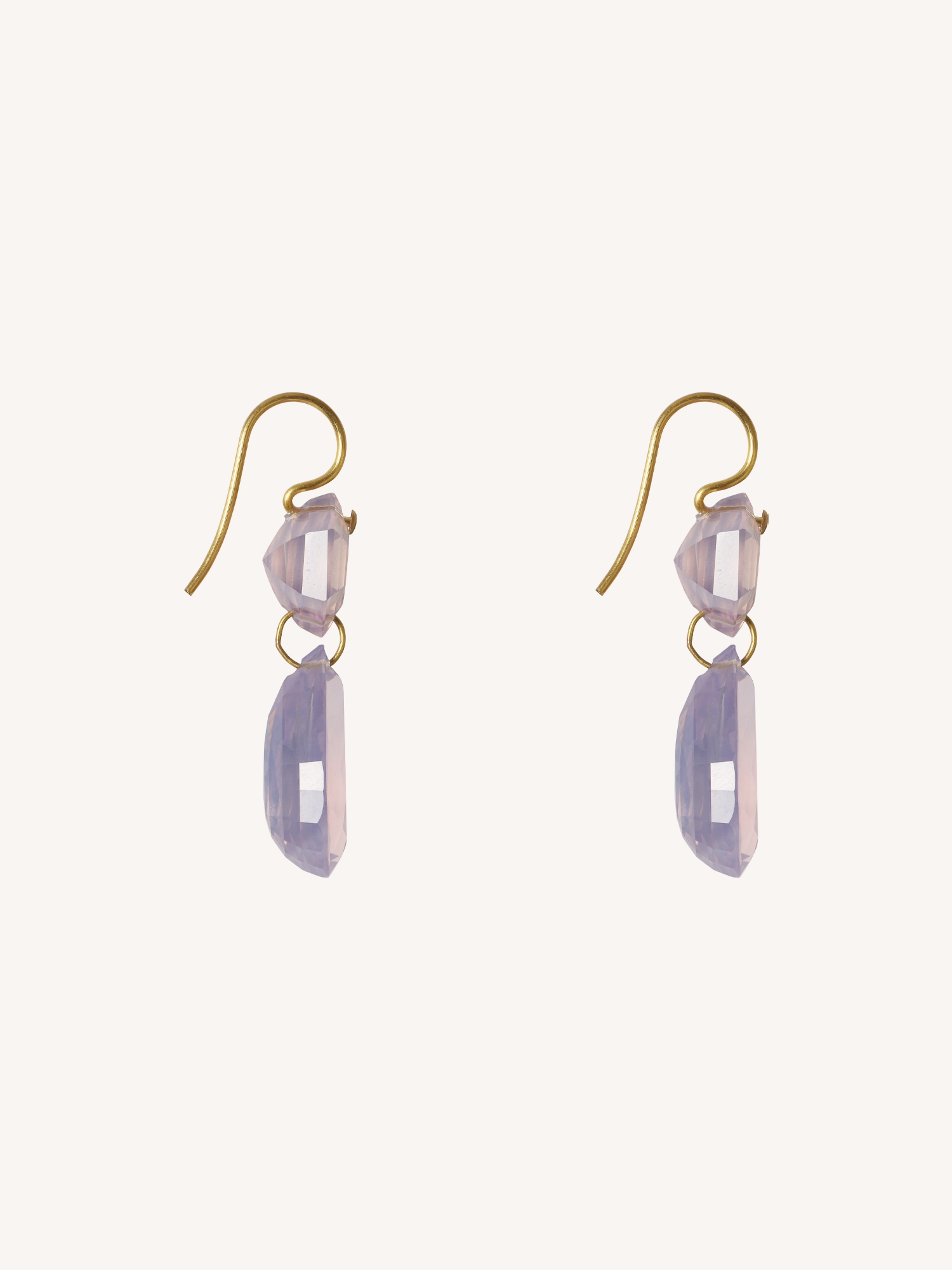 LAVENDER QUARTZ EARRINGS