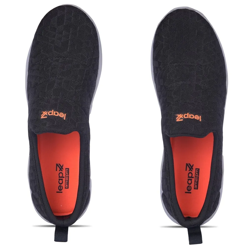 Chaussures décontractées sans lacets Leap7x Noir pour femmes AVILA-96 par Liberty