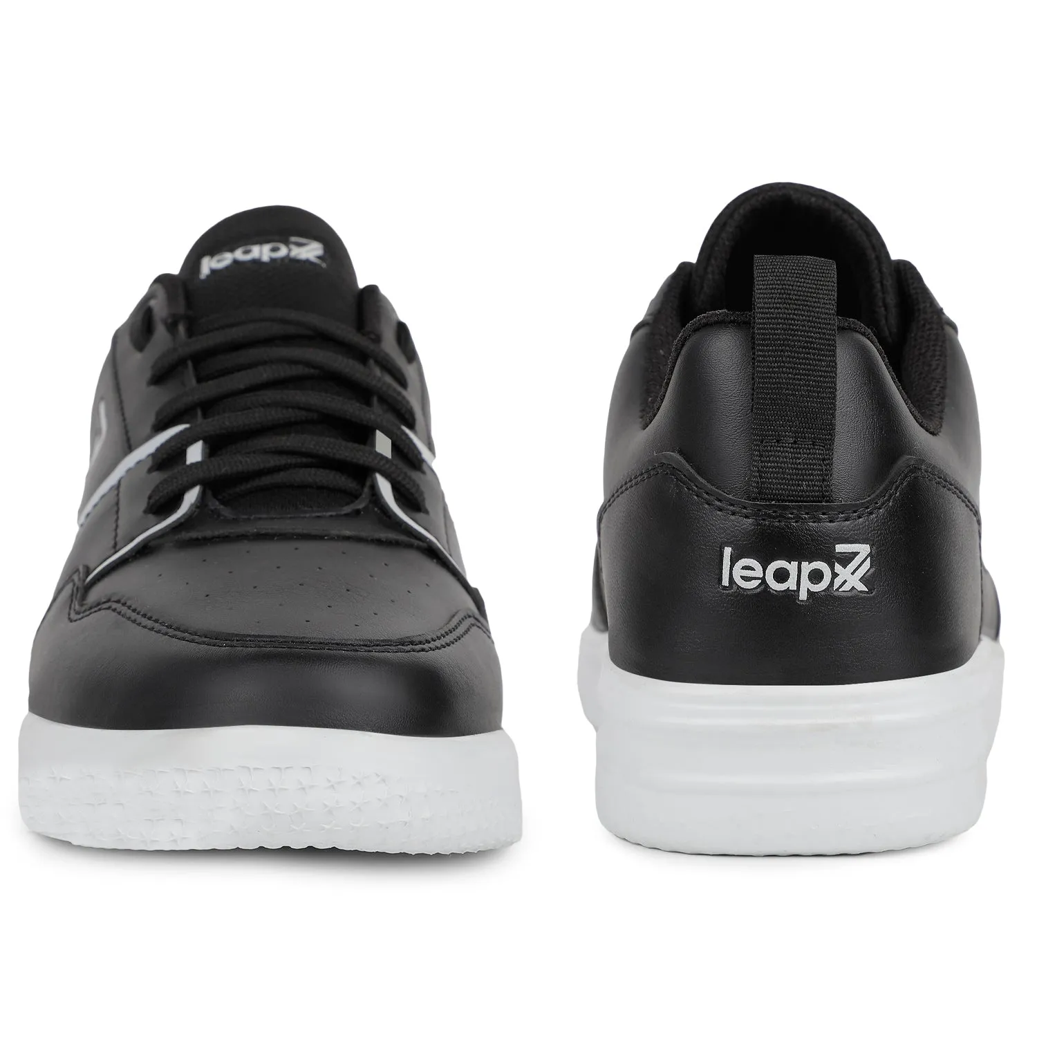 Baskets décontractées noires Leap7x pour hommes SNOOKIS-2E par Liberty