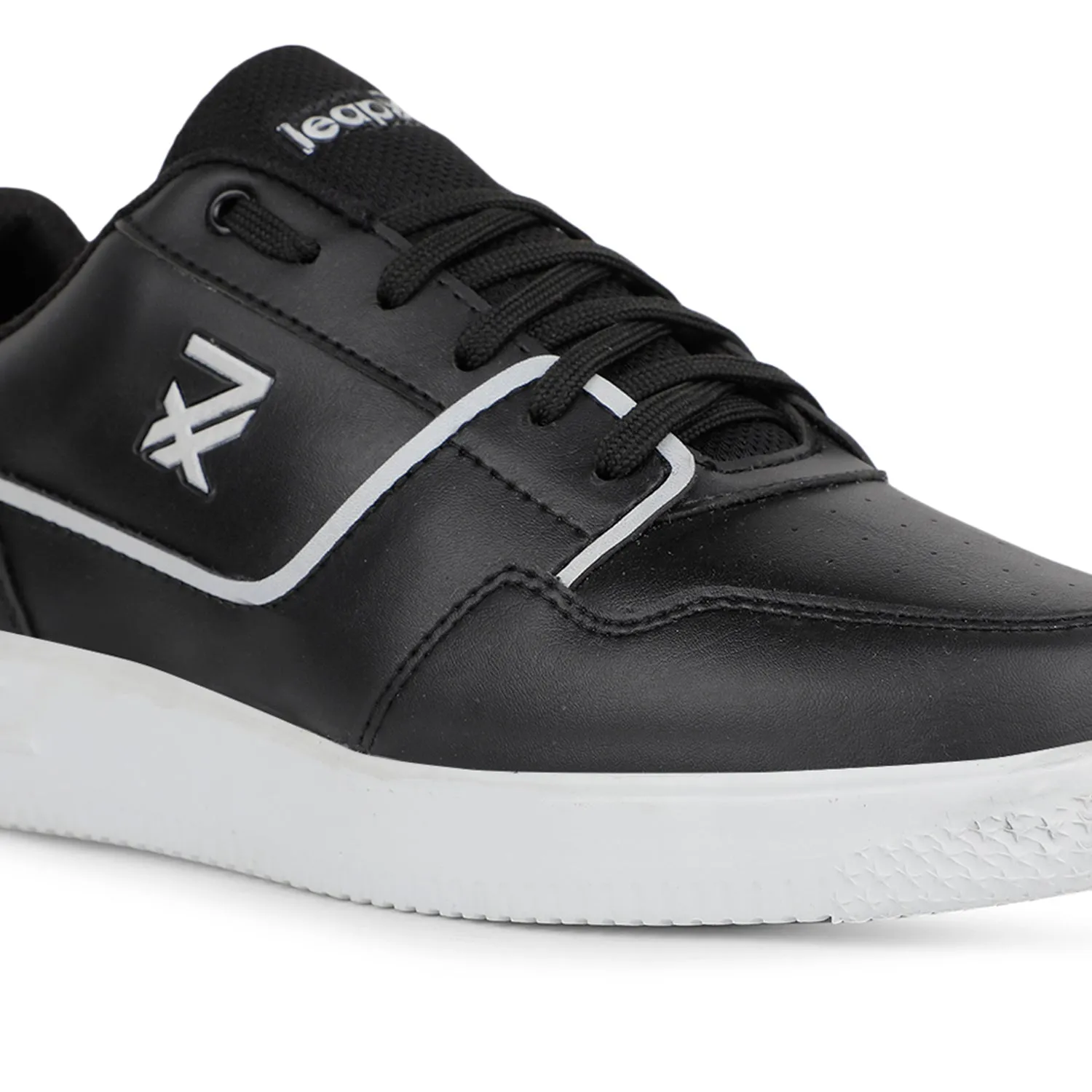 Baskets décontractées noires Leap7x pour hommes SNOOKIS-2E par Liberty