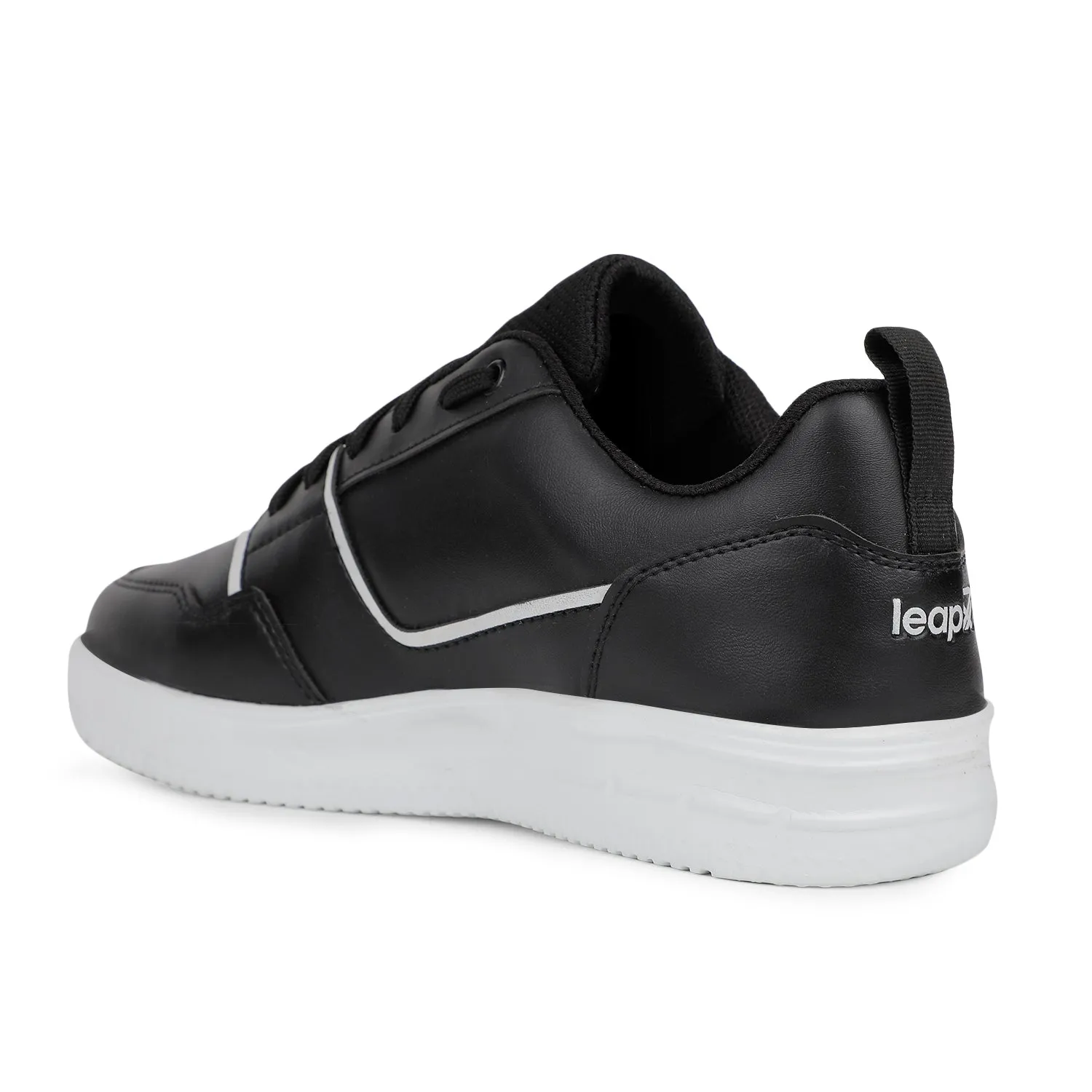Baskets décontractées noires Leap7x pour hommes SNOOKIS-2E par Liberty