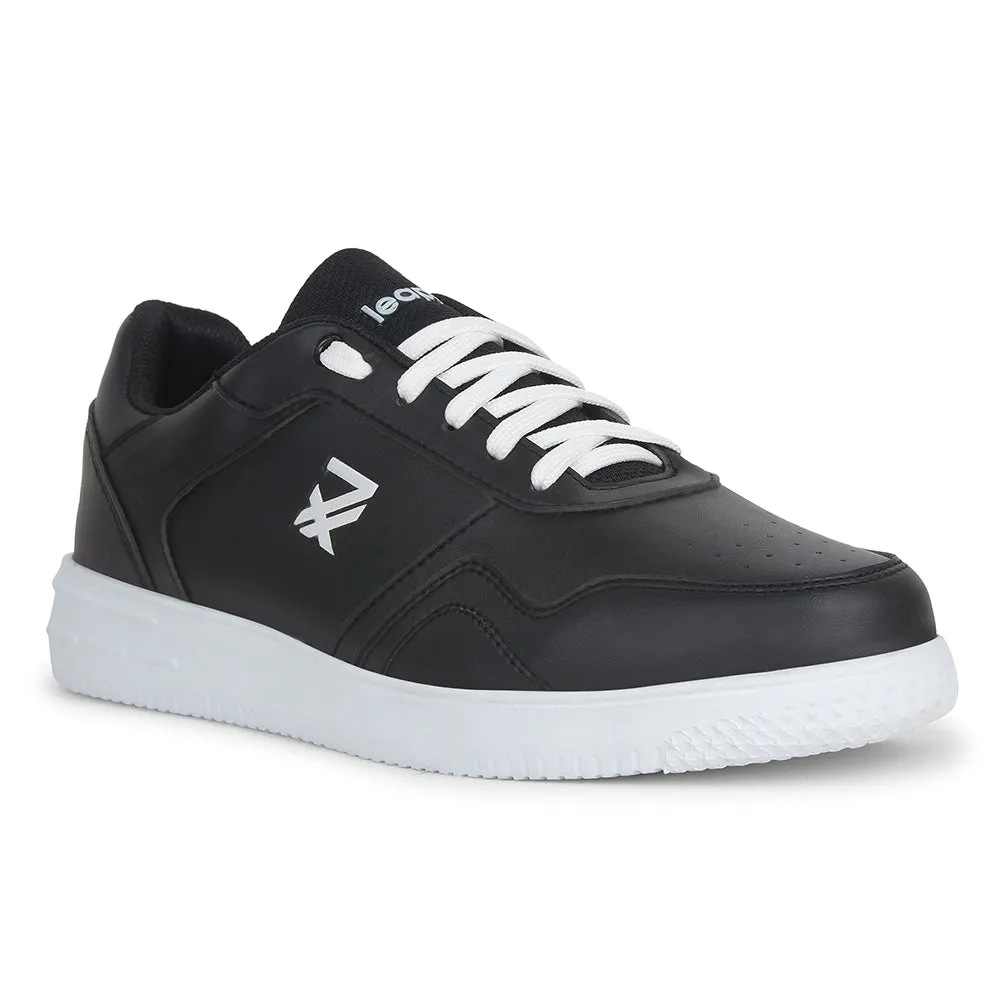 Baskets décontractées noires Leap7x pour hommes SNOOKIS-E par Liberty