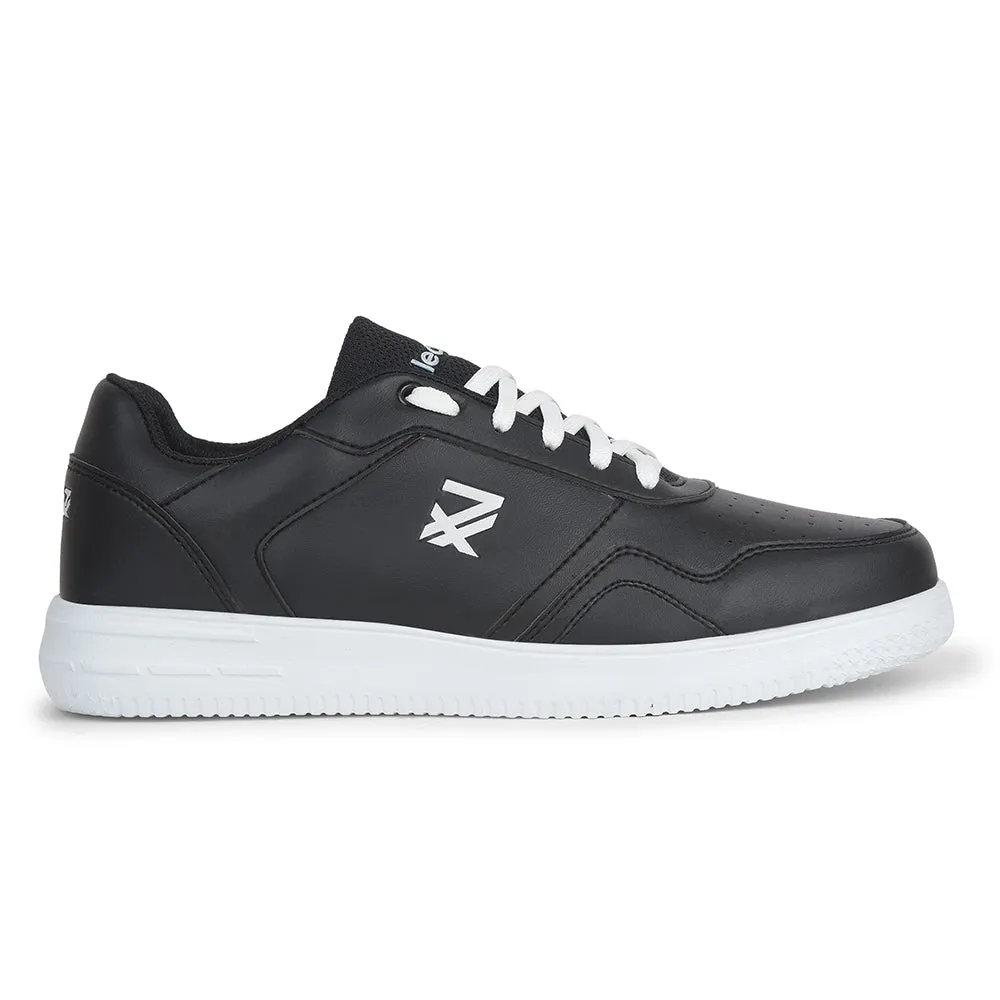 Baskets décontractées noires Leap7x pour hommes SNOOKIS-E par Liberty