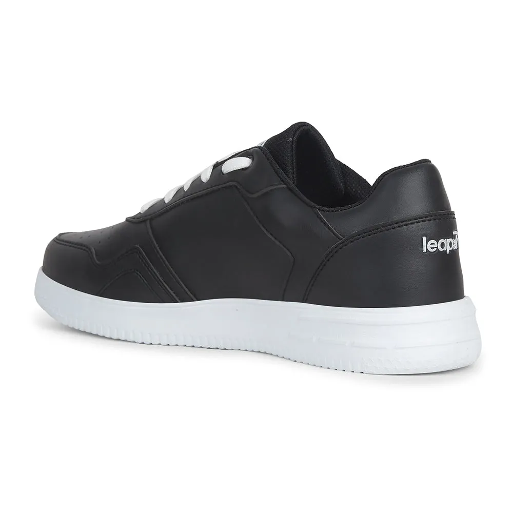 Baskets décontractées noires Leap7x pour hommes SNOOKIS-E par Liberty