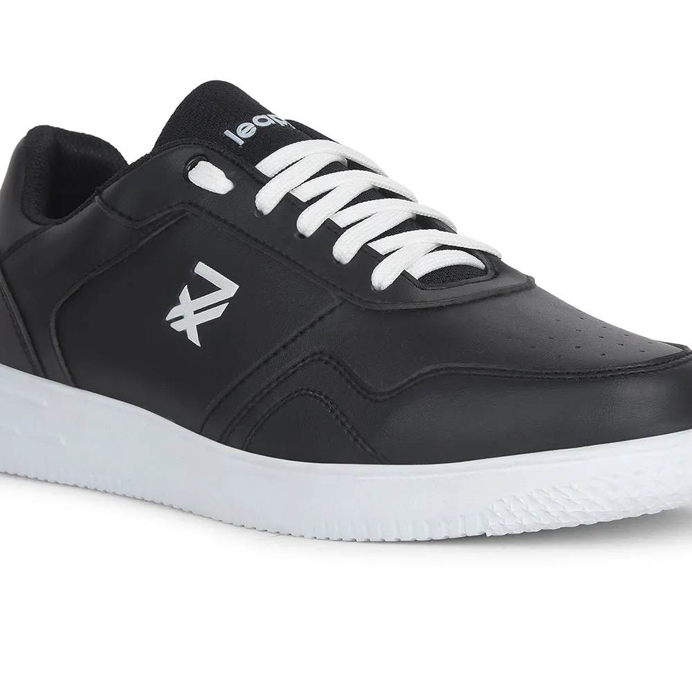 Baskets décontractées noires Leap7x pour hommes SNOOKIS-E par Liberty
