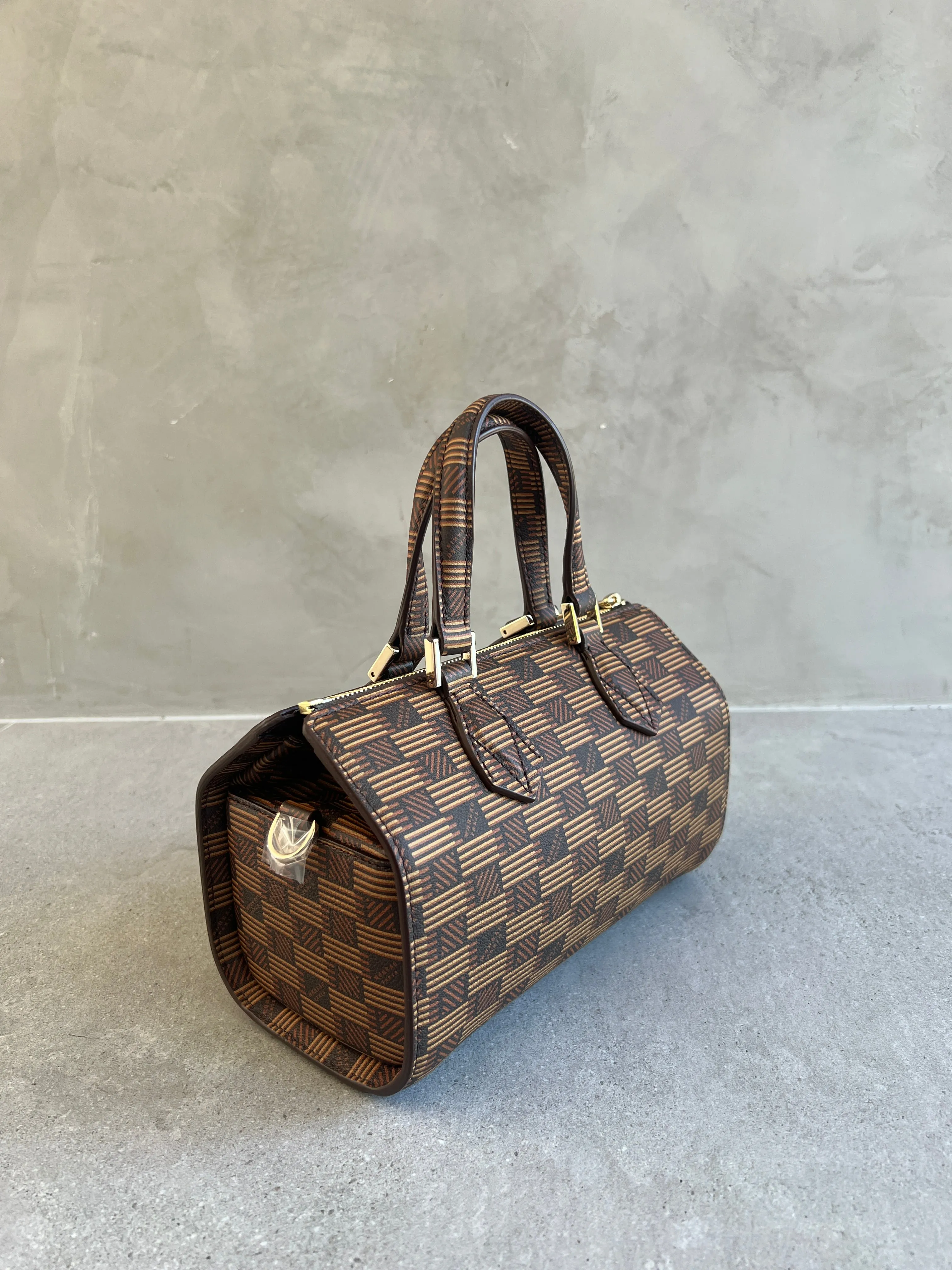 Liberte Boston Cuir veau, Sacs Moreau Chocolat