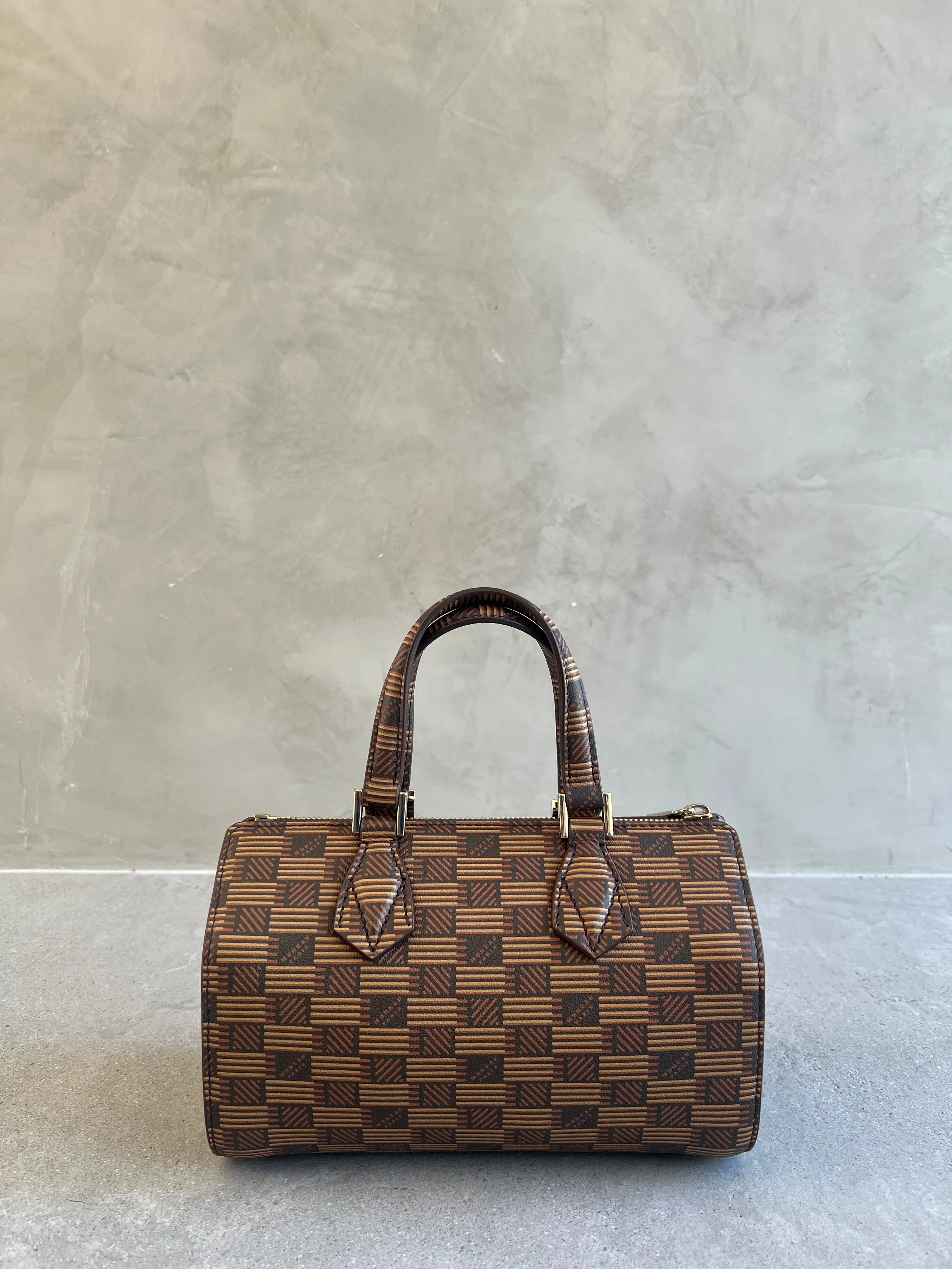 Liberte Boston Cuir veau, Sacs Moreau Chocolat