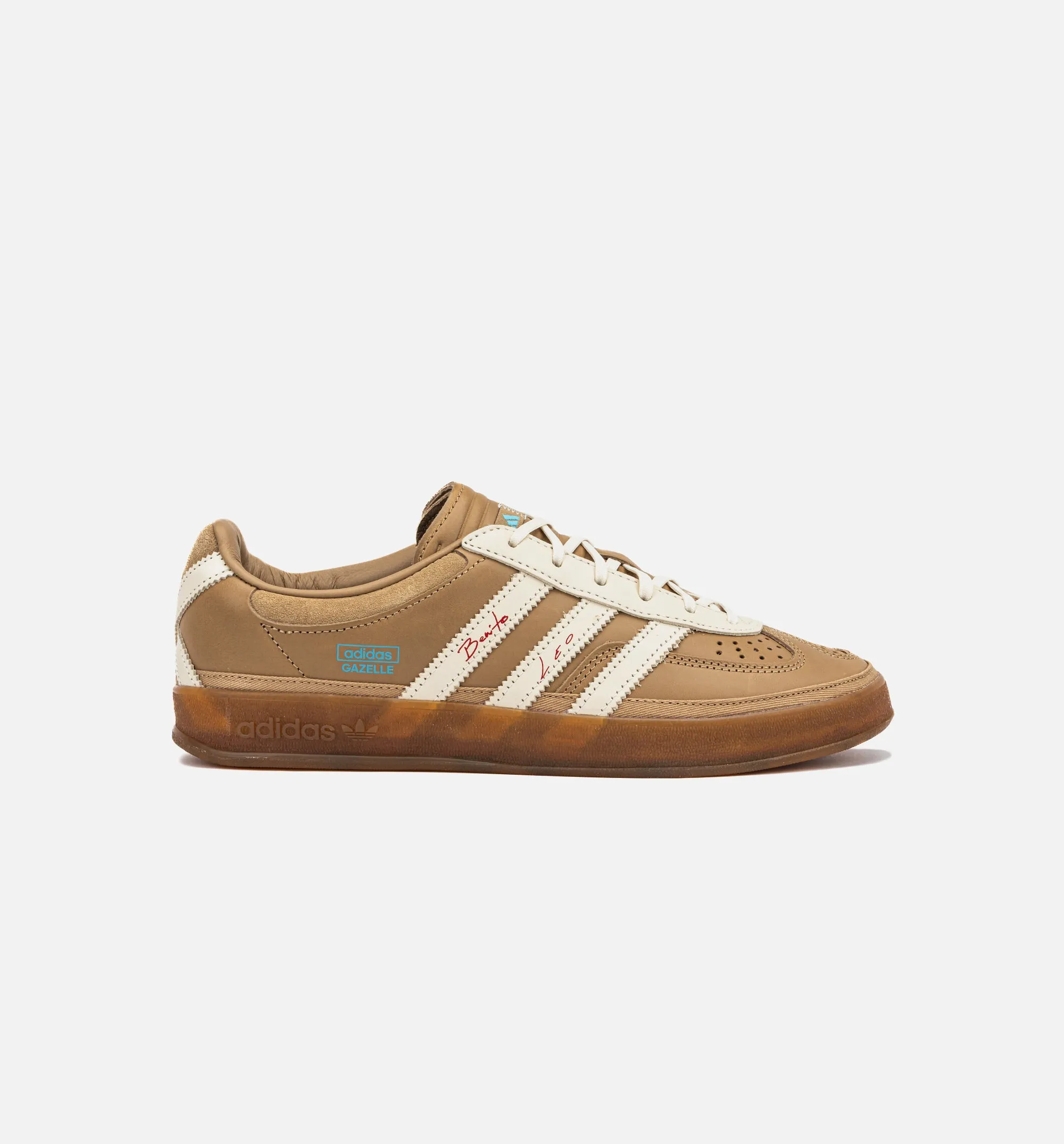 Lionel Messi x Bad Bunny x Gazelle Chaussure de style de vie pour homme en carton d'intérieur - Carton/Blanc crème/Brun sauvage