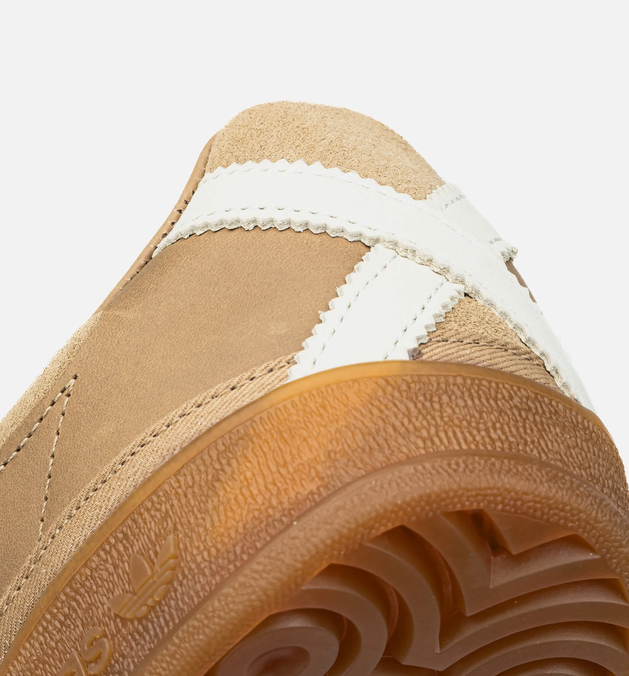 Lionel Messi x Bad Bunny x Gazelle Chaussure de style de vie pour homme en carton d'intérieur - Carton/Blanc crème/Brun sauvage