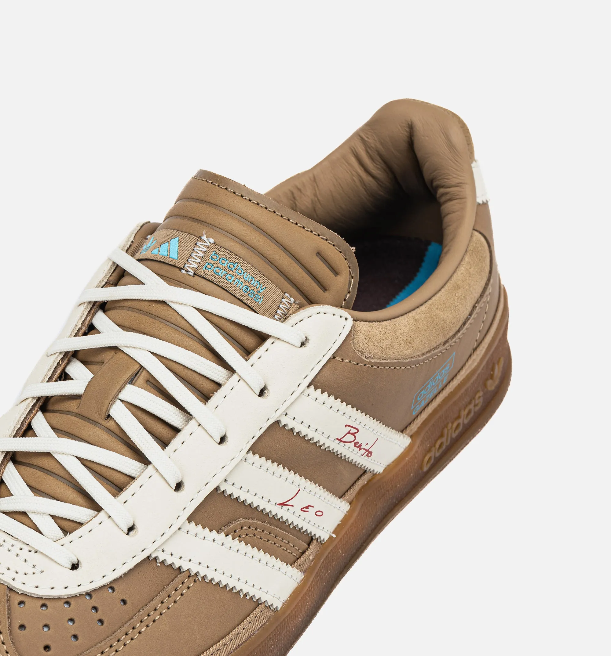 Lionel Messi x Bad Bunny x Gazelle Chaussure de style de vie pour homme en carton d'intérieur - Carton/Blanc crème/Brun sauvage
