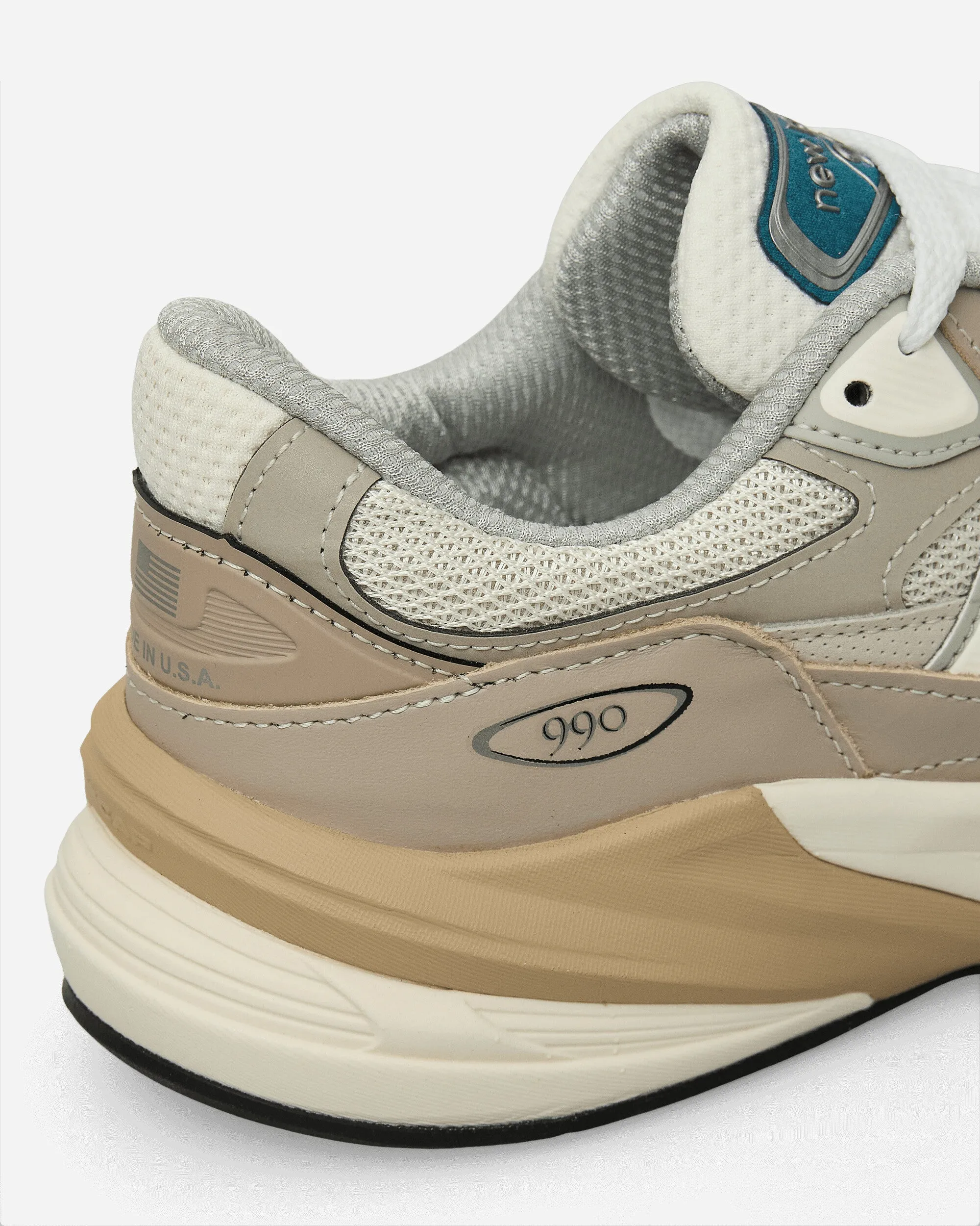 Baskets Made in USA 990v6 Champignon Clair / Moonrock