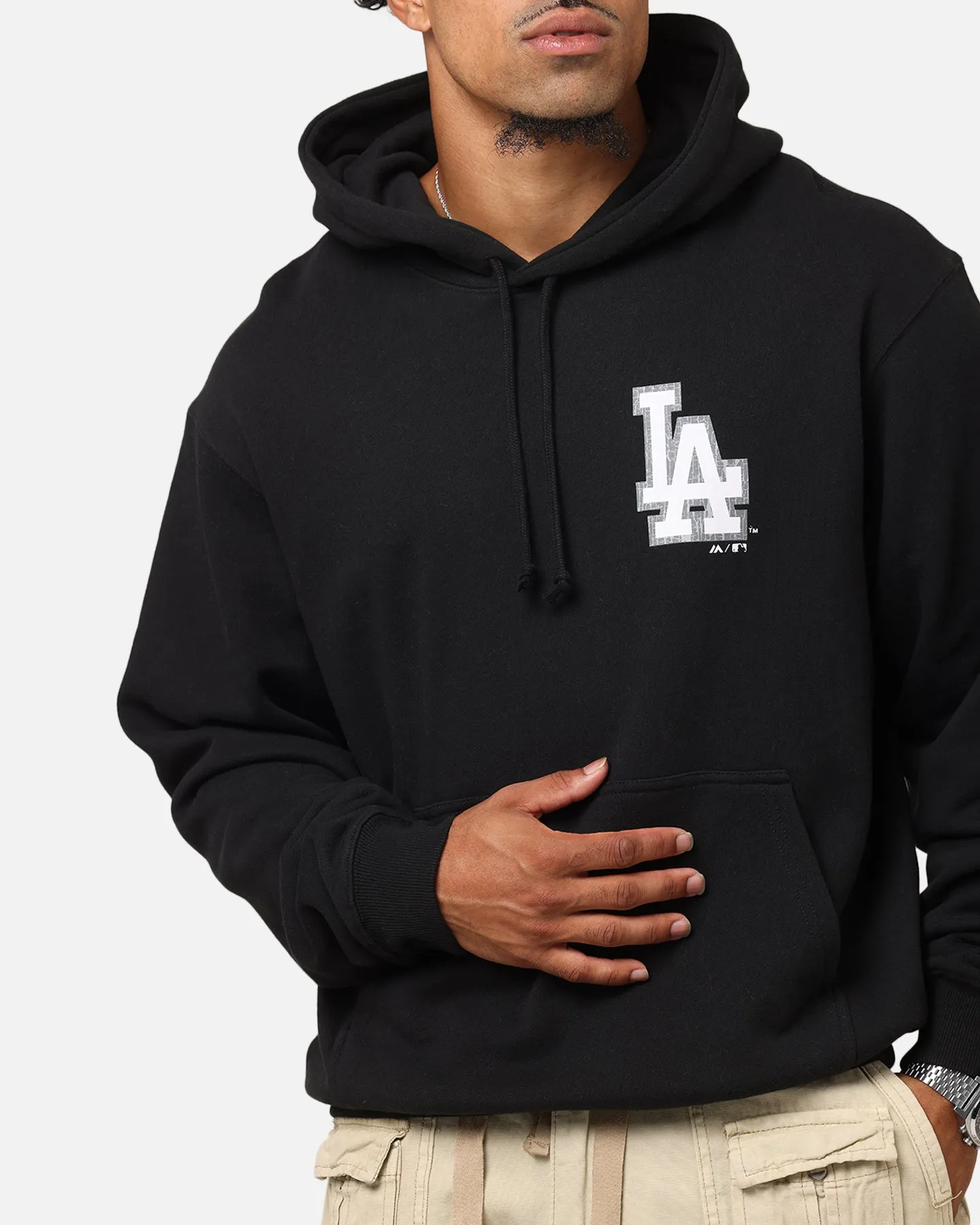 Majestic Athletic Los Angeles Dodgers Sweat à capuche Acland Noir
