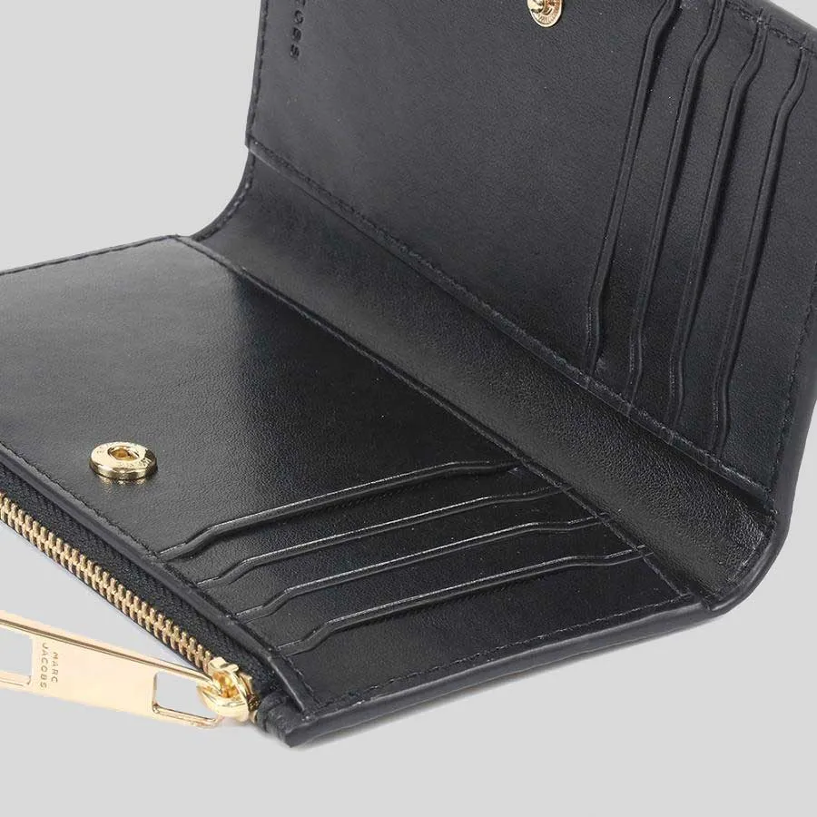 Marc Jacobs Bags MARC JACOBS Portefeuille Slim Bifold Petit Groove Noir 4P4SMP025S01