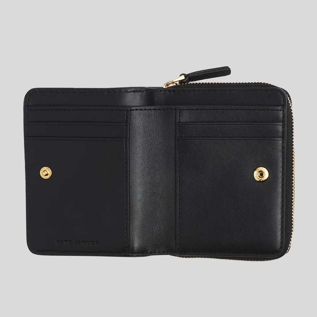 Marc Jacobs Bags MARC JACOBS Le Portefeuille Compact Mini en Cuir Noir 2R3SMP044S10