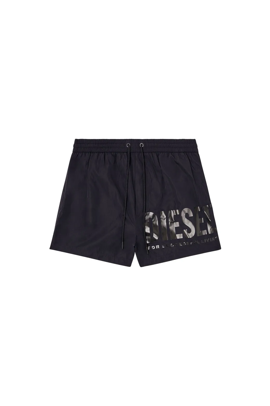 Mario-34-D-Core Short de bain avec impression de logo Noir