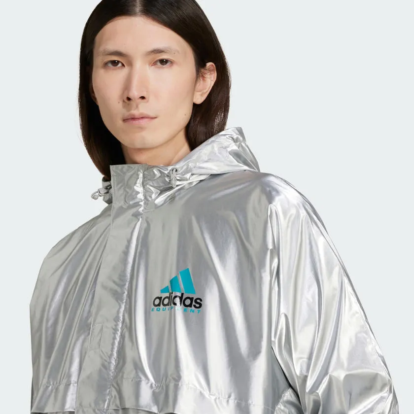 Veste coupe-vent métallisée adidas Equipment pour homme