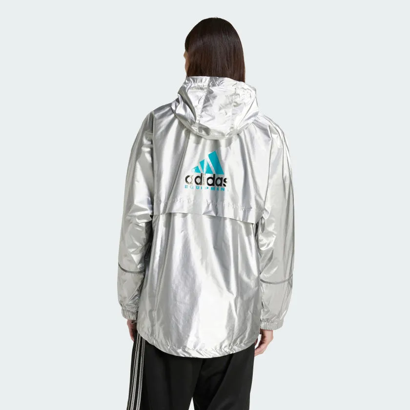 Veste coupe-vent métallisée adidas Equipment pour homme