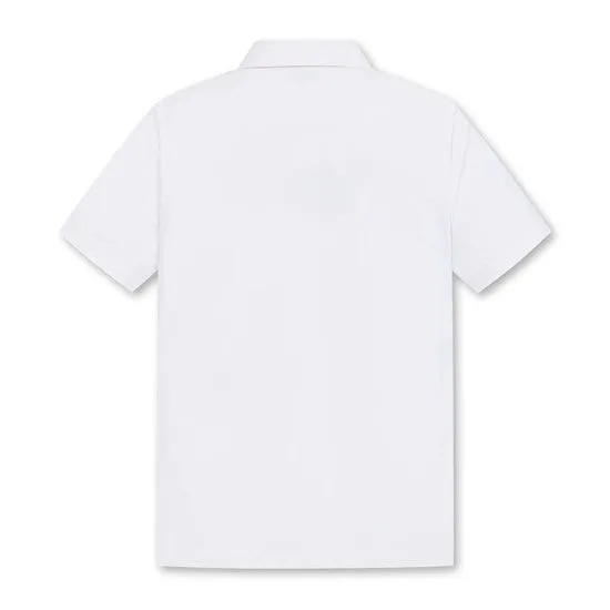 Polo sportif pour homme Arrow à col inversé blanc
