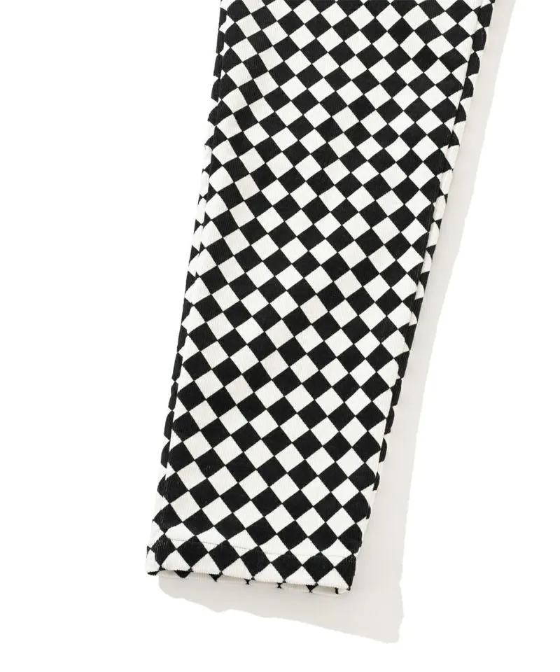 Pantalon en velours côtelé Crown pour homme - BLANC