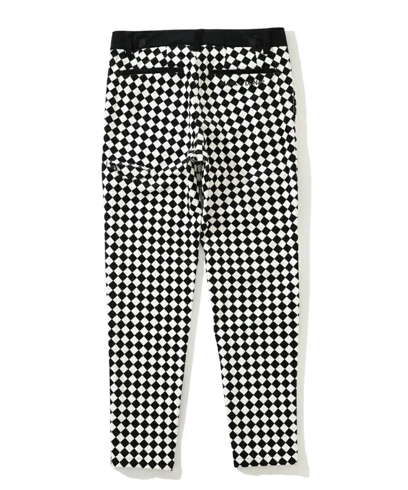 Pantalon en velours côtelé Crown pour homme - BLANC