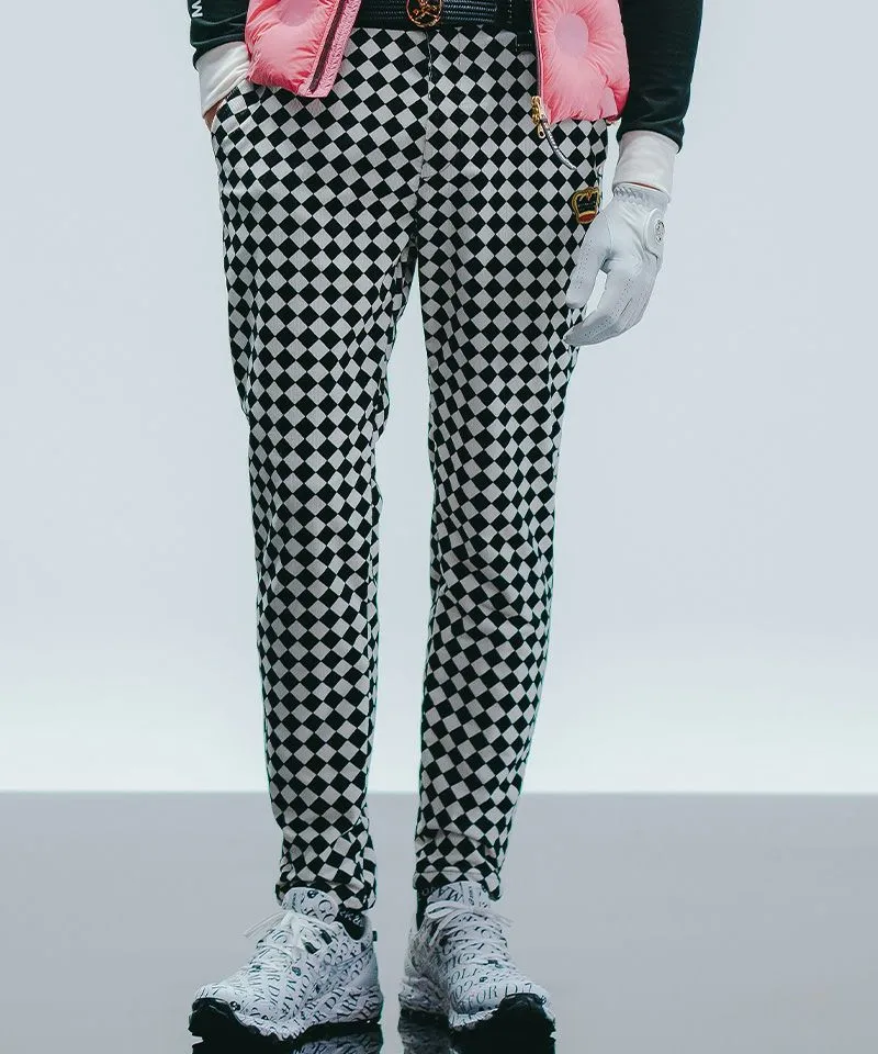 Pantalon en velours côtelé Crown pour homme - BLANC