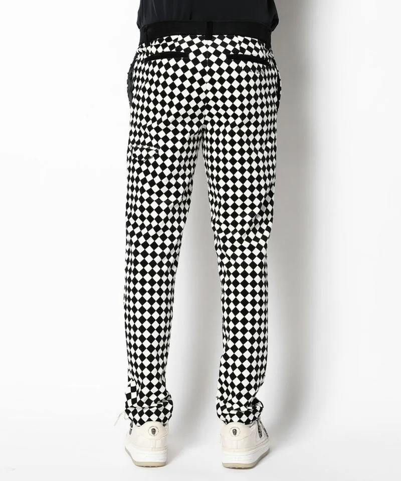 Pantalon en velours côtelé Crown pour homme - BLANC