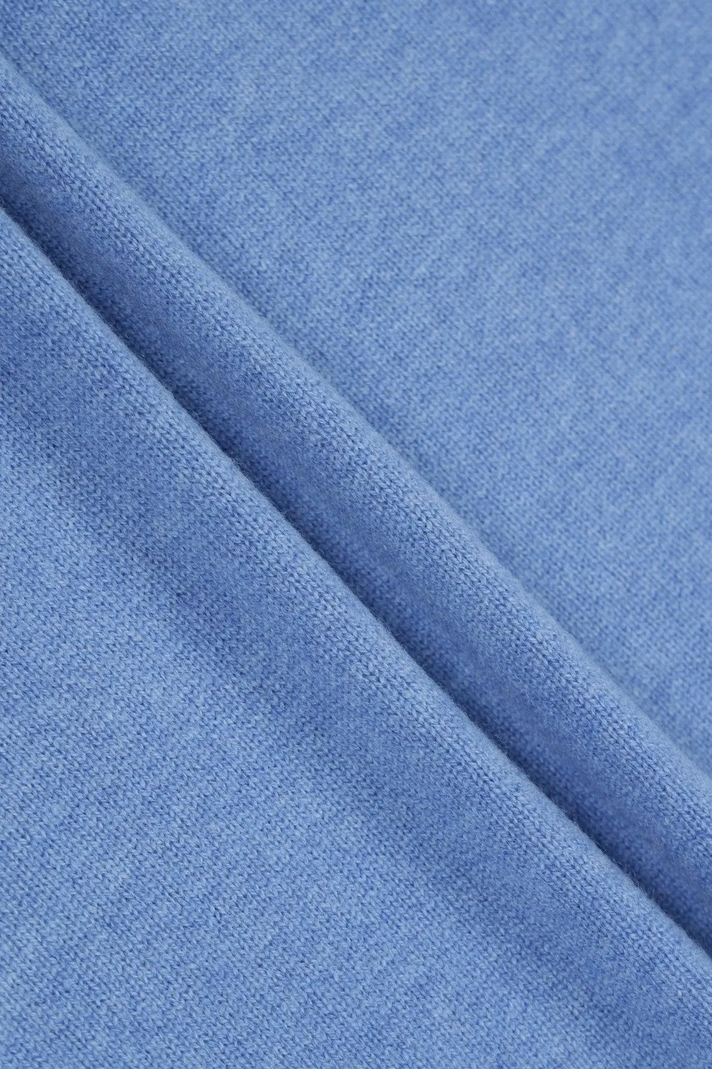 Pull en cachemire pour homme GG à col rond bleu