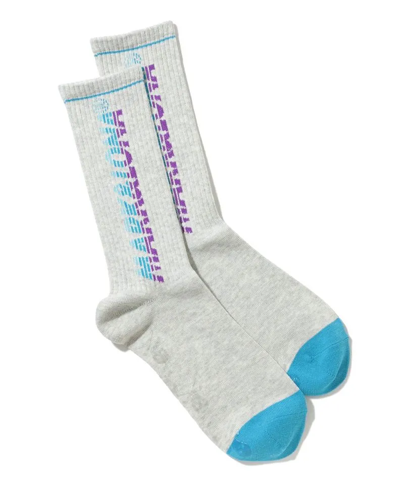 Chaussettes hautes pour hommes grises