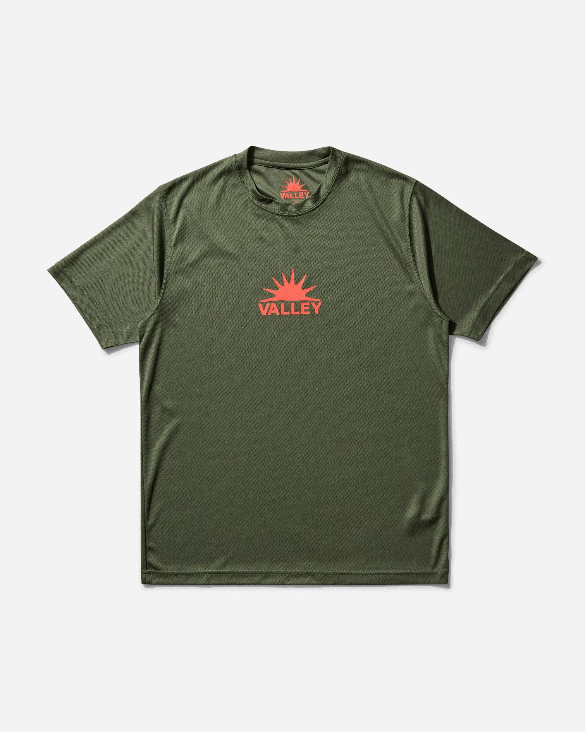 T-shirt d'entraînement à logo pour homme Vert Terre