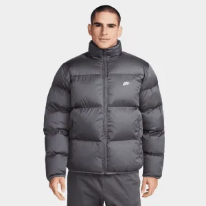 Mens Nike Nike Sportswear Club Puffer Jacket Iron Grey / White