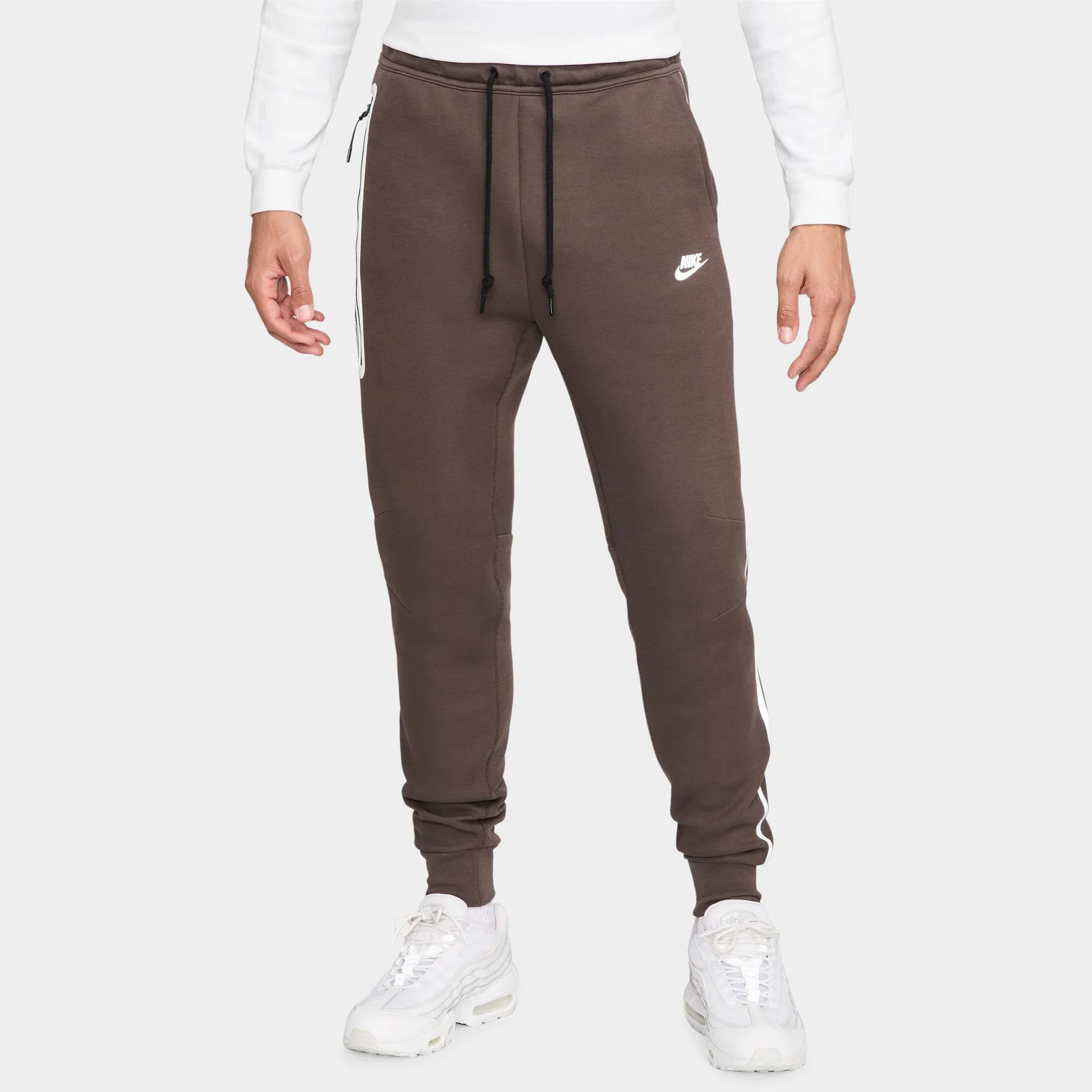 Pantalon de jogging Nike Sportswear Tech Fleece Baroque Brown / Bemis Silver