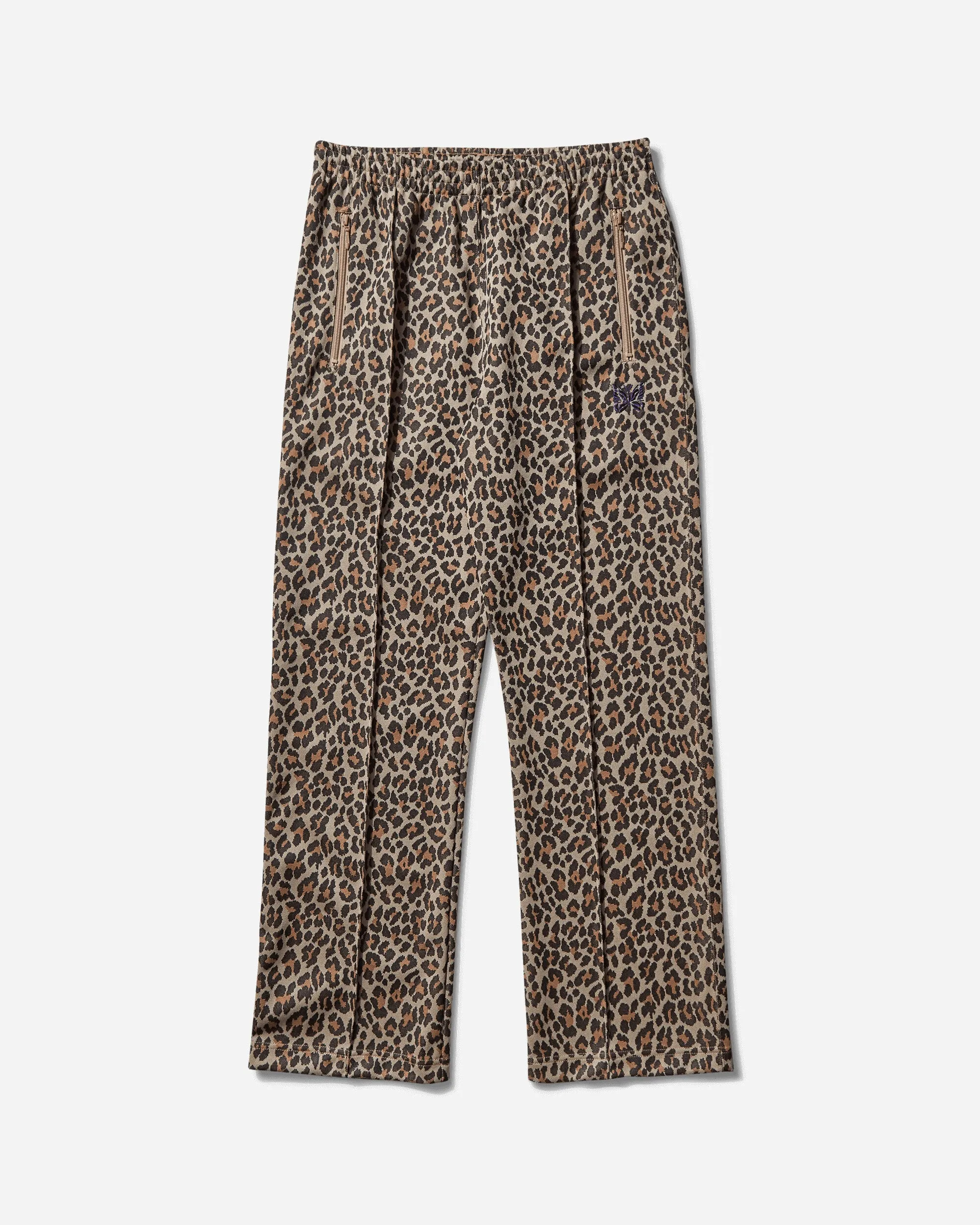 Pantalon de survêtement en jacquard poly pour homme - Léopard