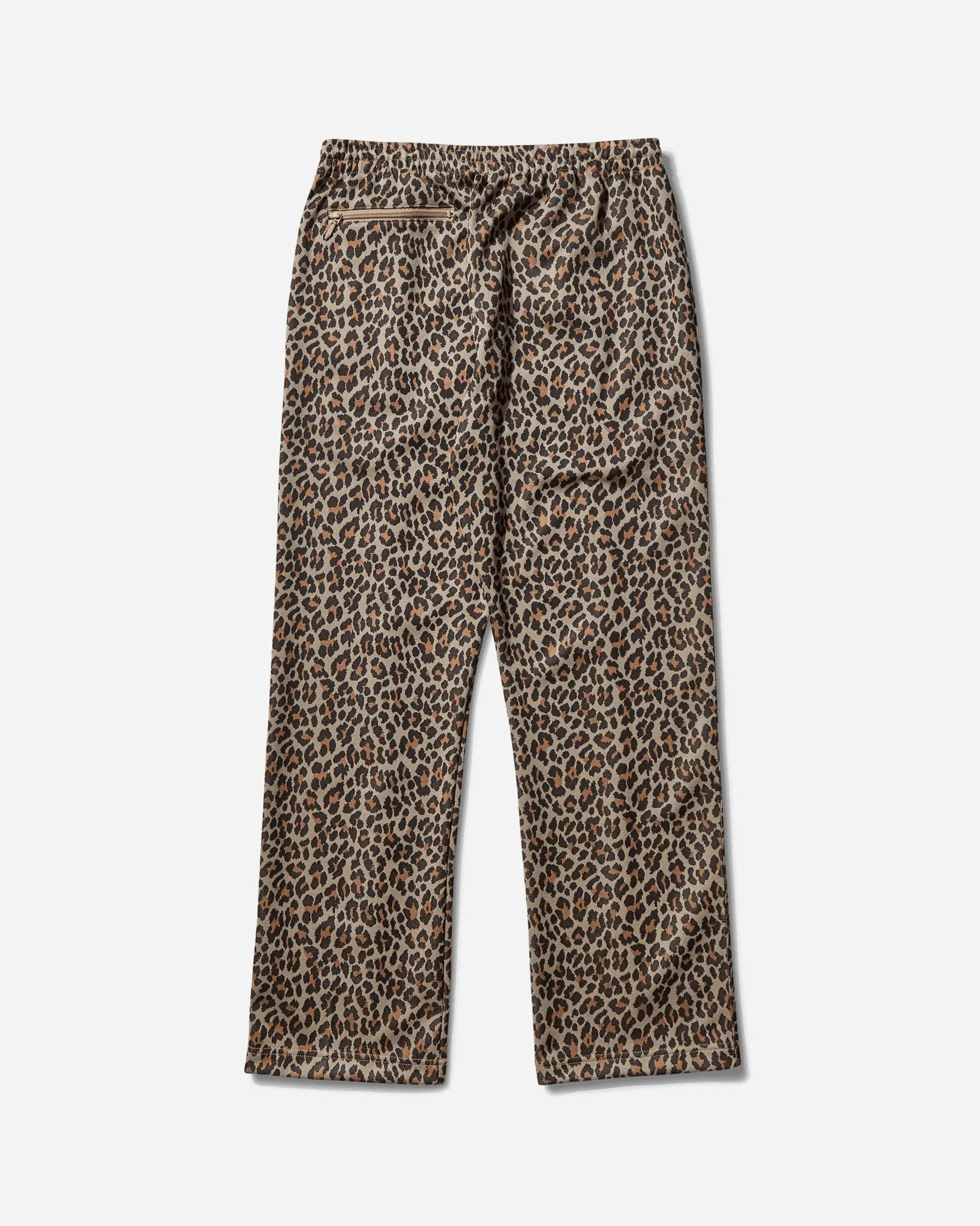 Pantalon de survêtement en jacquard poly pour homme - Léopard