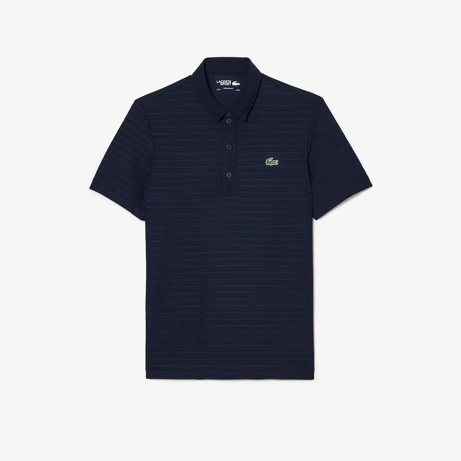 Polo de Golf Respirant Texturé pour Hommes - Bleu Marine