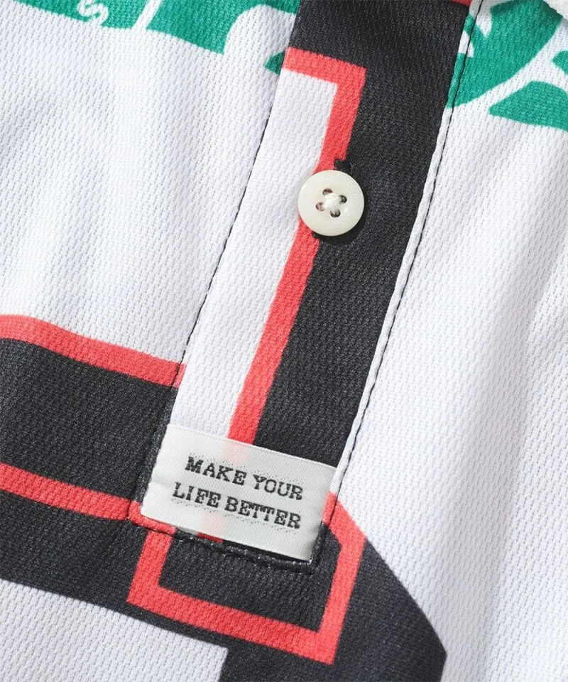 Polo à triple bande pour homme - Vert