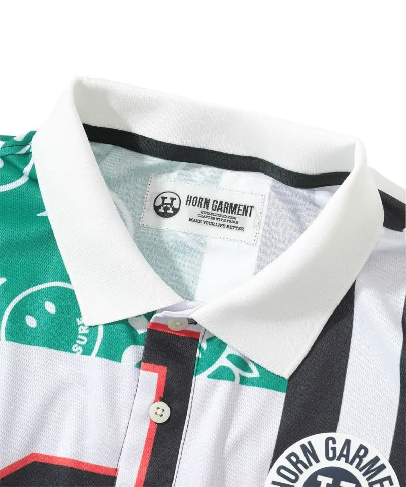 Polo à triple bande pour homme - Vert