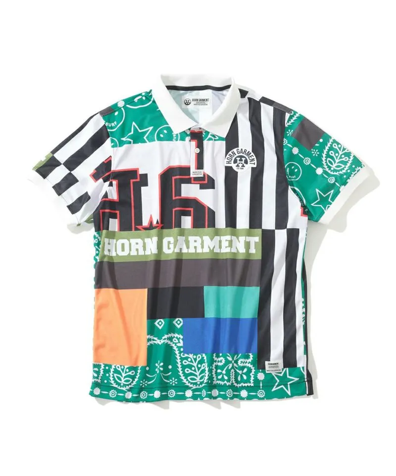 Polo à triple bande pour homme - Vert