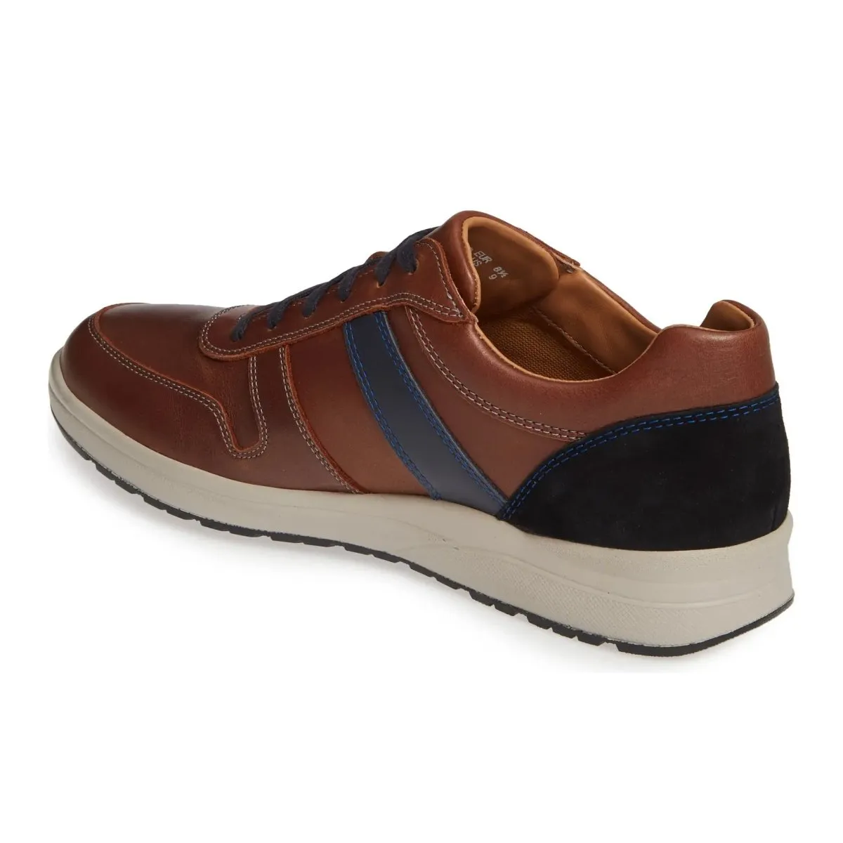 Mephisto Hommes Vito Tan/Bleu Marine Nubuck