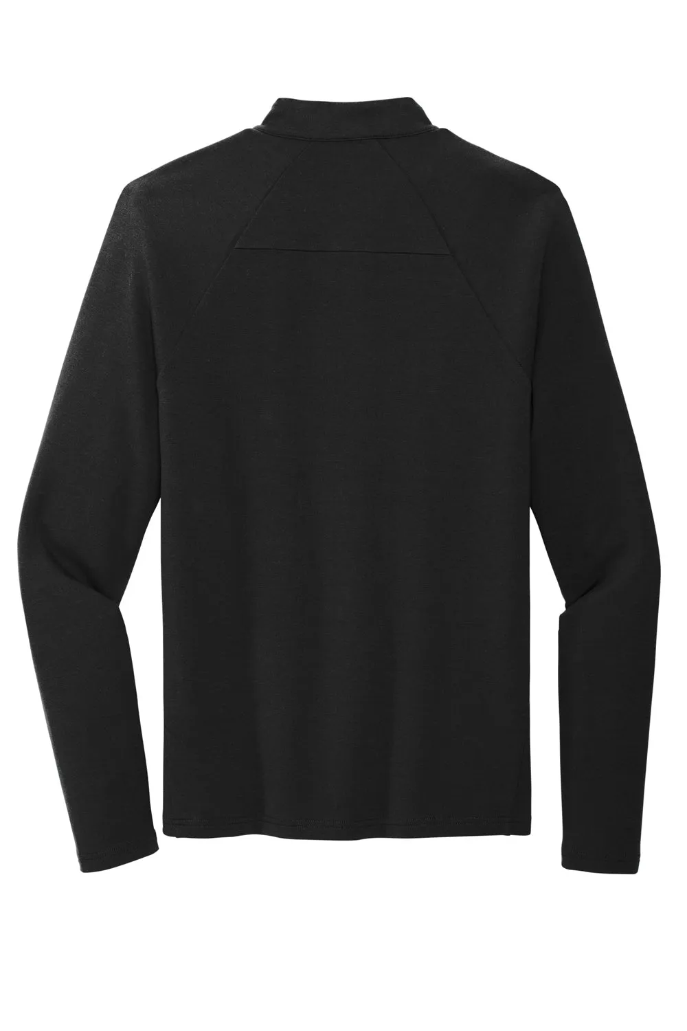 Mercer Mettle Pull Homme 1/4 Zip à Motif stretch - Noir profond