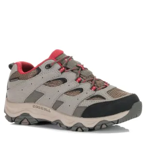 Merrell Shoes Merrell Moab 3 Low Waterproof Kids Boulder/Red