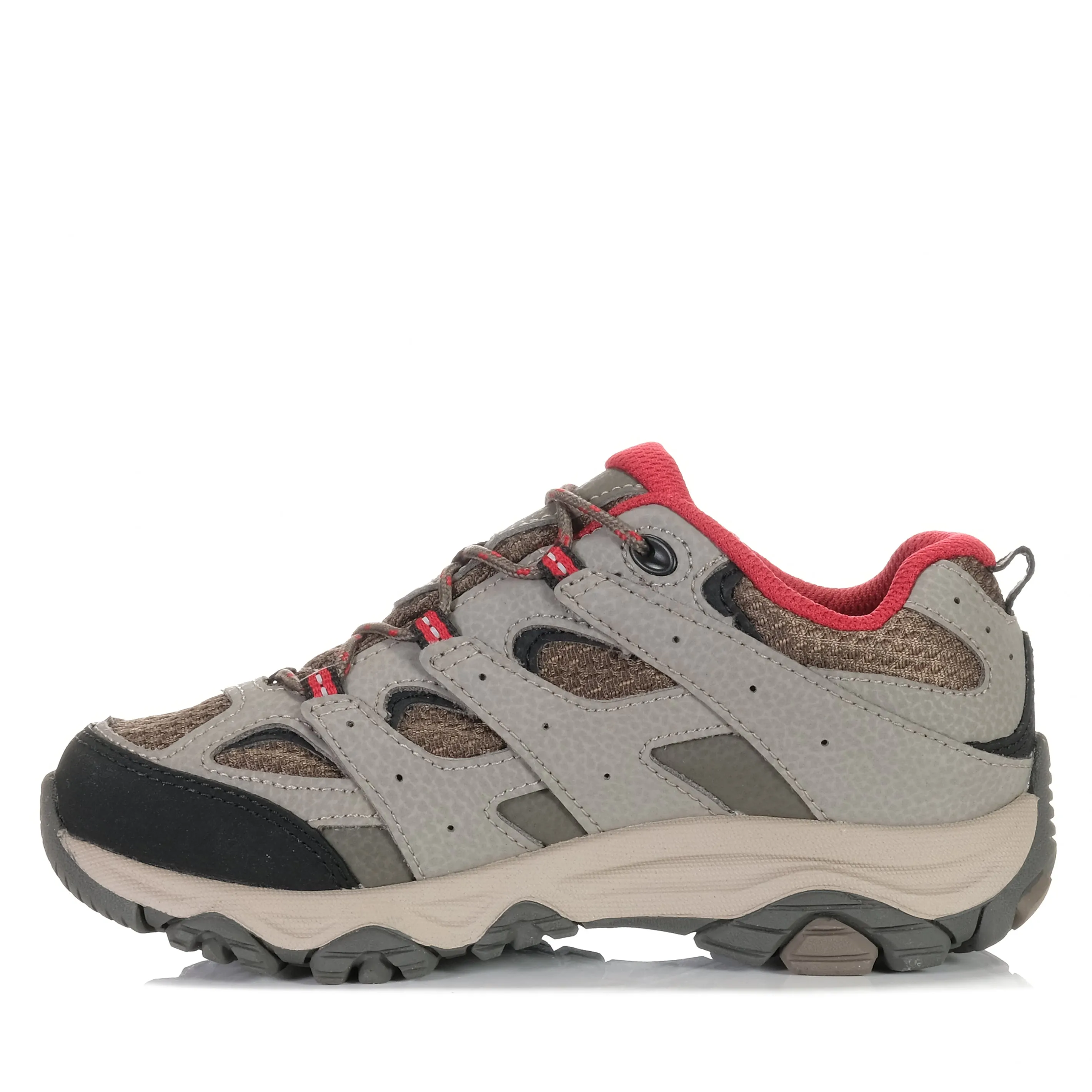 Chaussures Merrell Merrell Moab 3 Basses Imperméables Enfants Boulder/Rouge