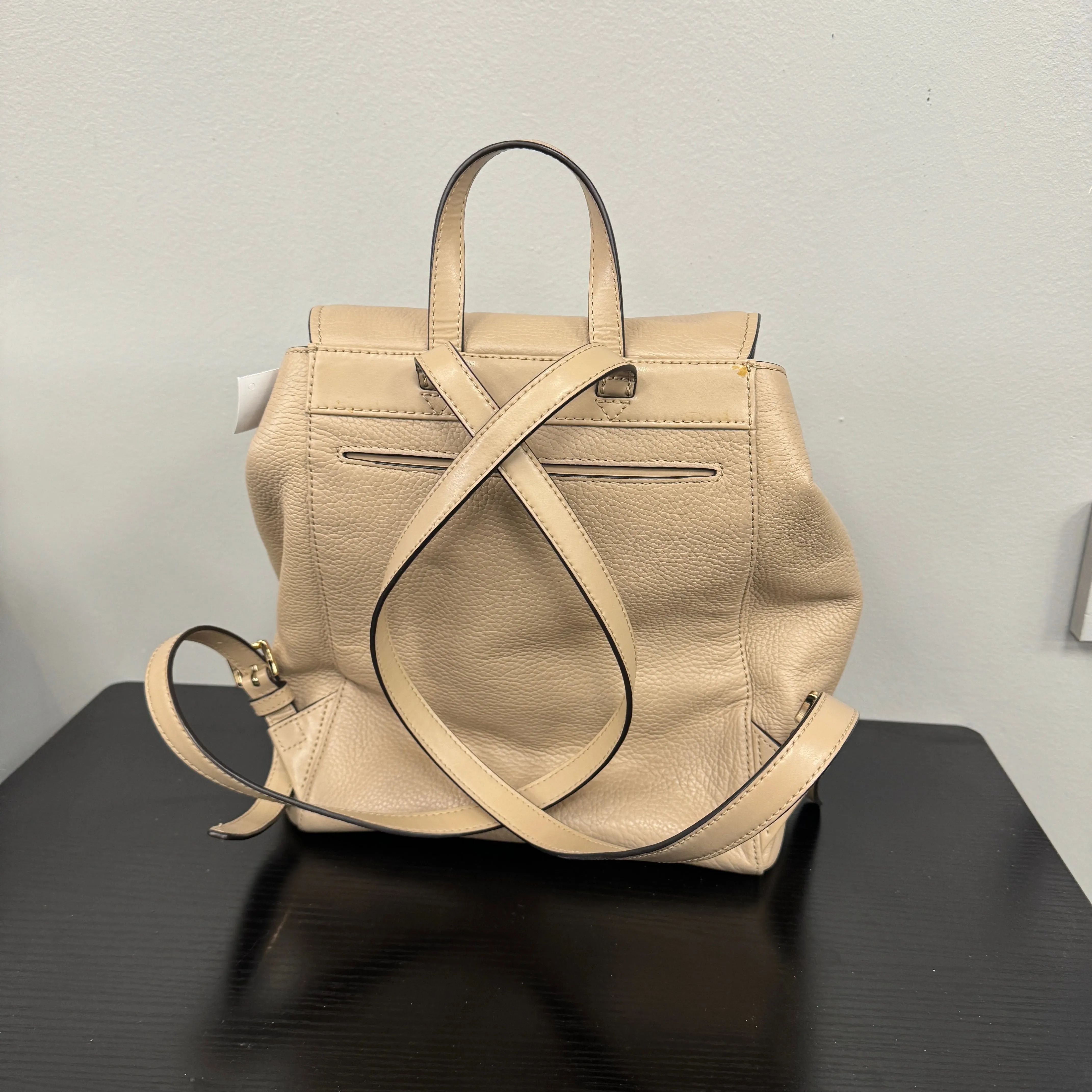 Sac à dos designer Michael Kors par Michael Kors en couleur beige, taille : Moyenne