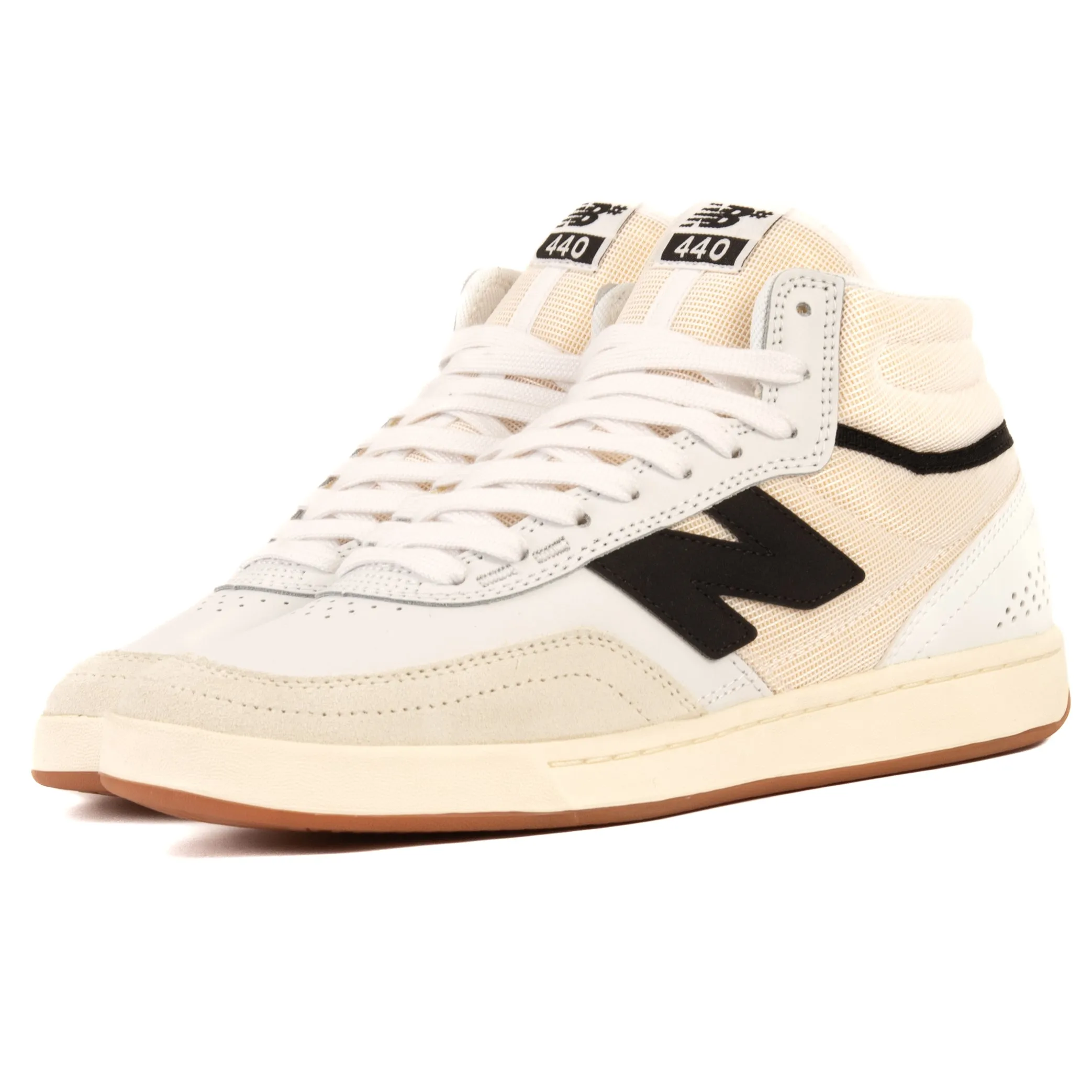 New Balance - 440 High V2 HSB (Blanc/Noir) *SOLDES Chaussures New Balance