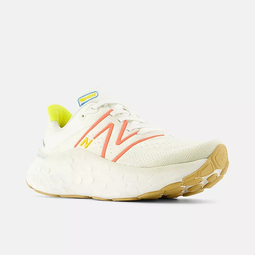 New Balance Fresh Foam X More V4 Femmes Sel de Mer Zeste de Citron