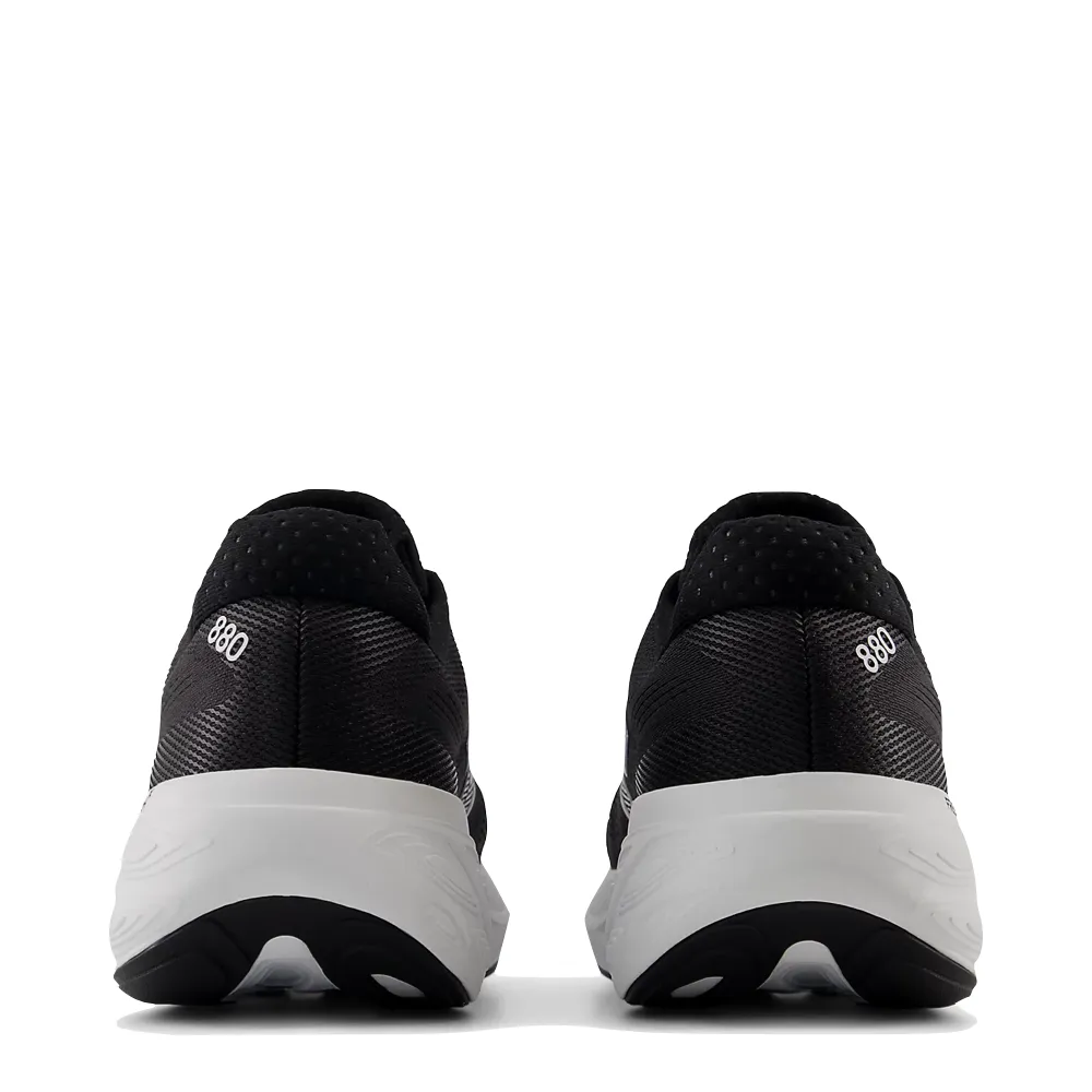 New Balance Hommes Fresh Foam X 880v15 en Noir avec Blanc et Réflexion