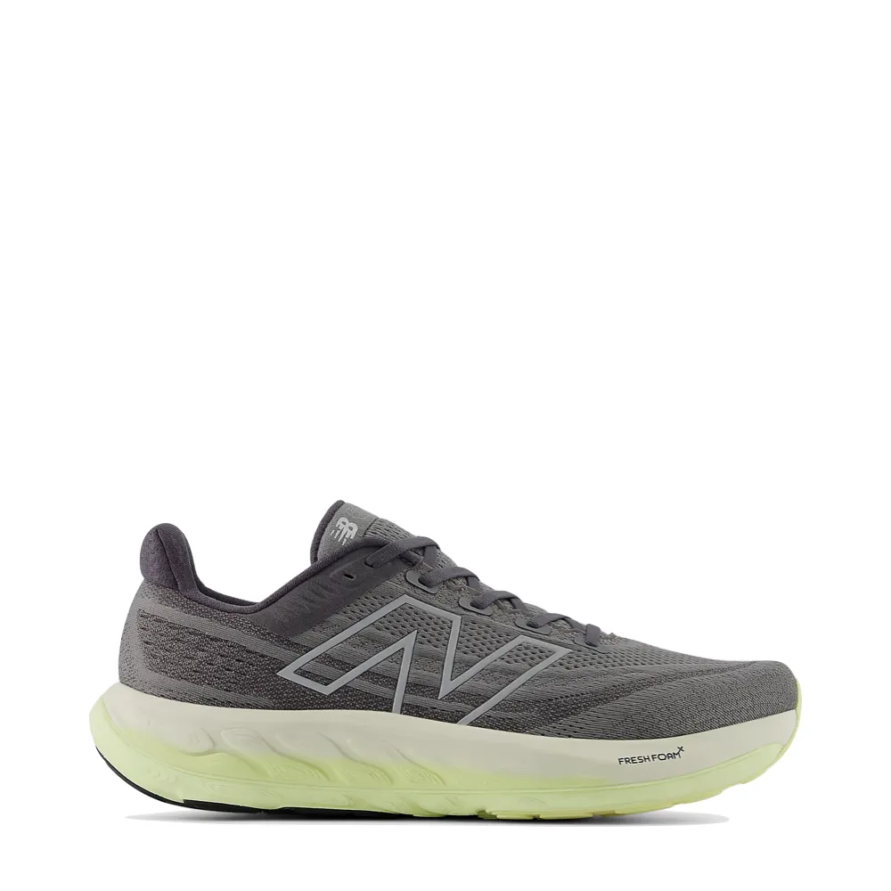 New Balance Chaussure de Sport Homme Fresh Foam X Vongo v6 en Gris Harbour avec Limelight et Métallique Argenté